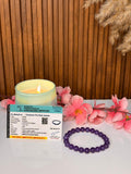 Amethyst Crystal Bracelet | Protection Bracelet | Calming Bracelet | Lab certified