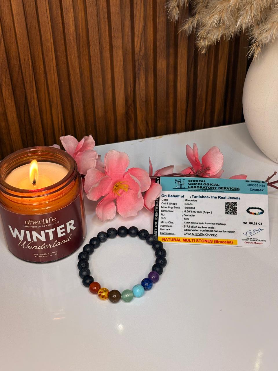 Seven Chakra Crystal Bracelet | Healing Crystal Bracelet | Balance Bracelet