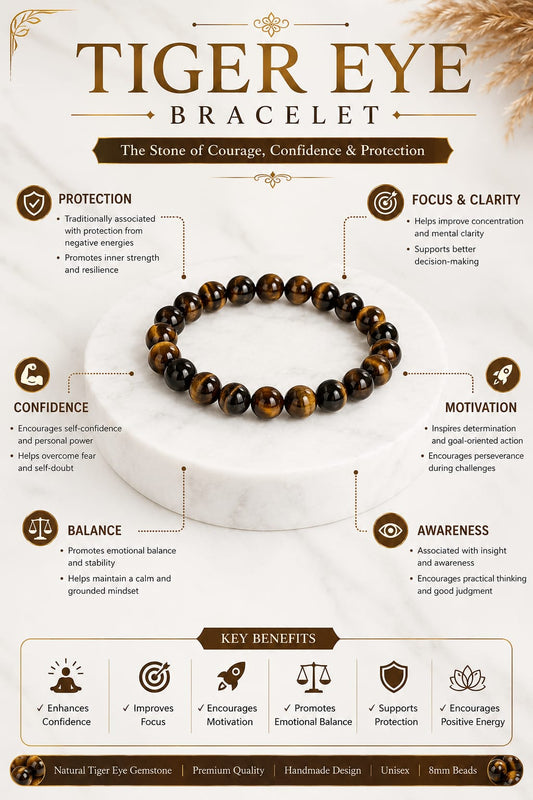 Tiger's Eye - The Celeb Bracelet (Lab certified)