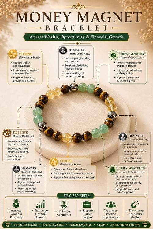 Money Magnet Bracelet | Wealth and Prosperity Bracelet | Wealth Attraction Bracelet