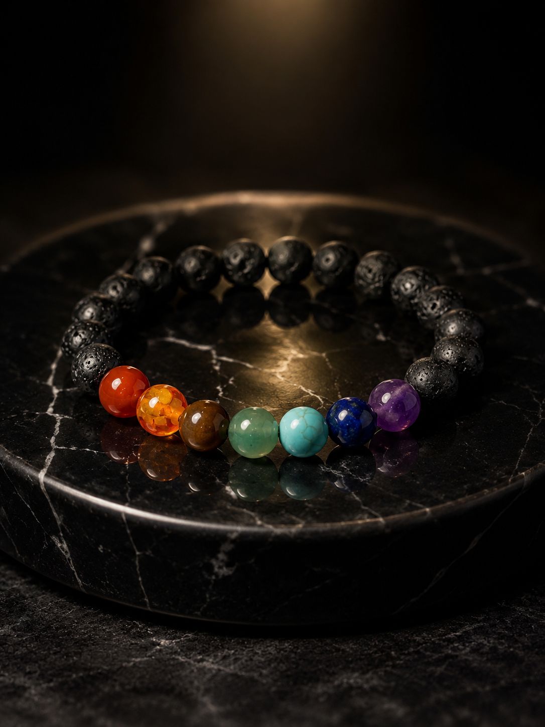 Seven Chakra Crystal Bracelet | Healing Crystal Bracelet | Balance Bracelet